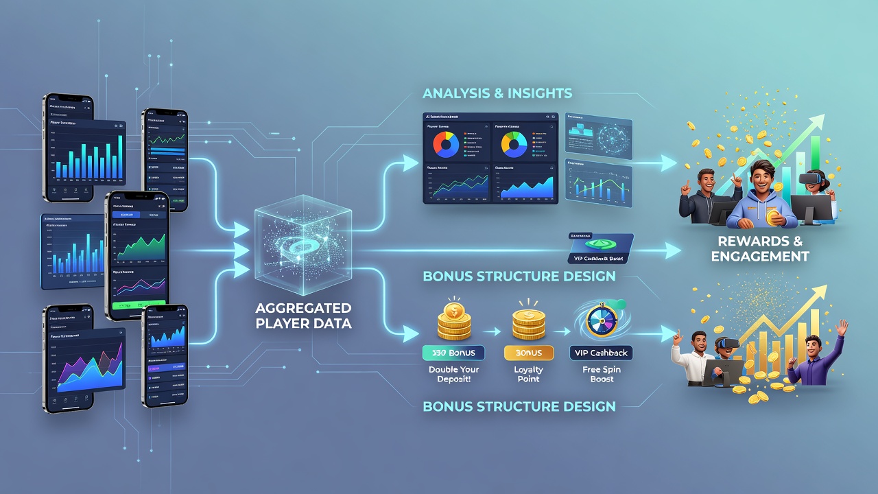 Analyse van bonusstructuren gebaseerd op verzamelde spelerinformatie